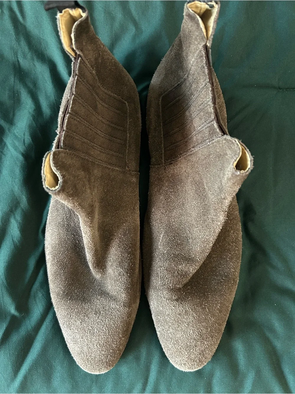 ASOS Men's Dark Brown Suede Chelsea Boot